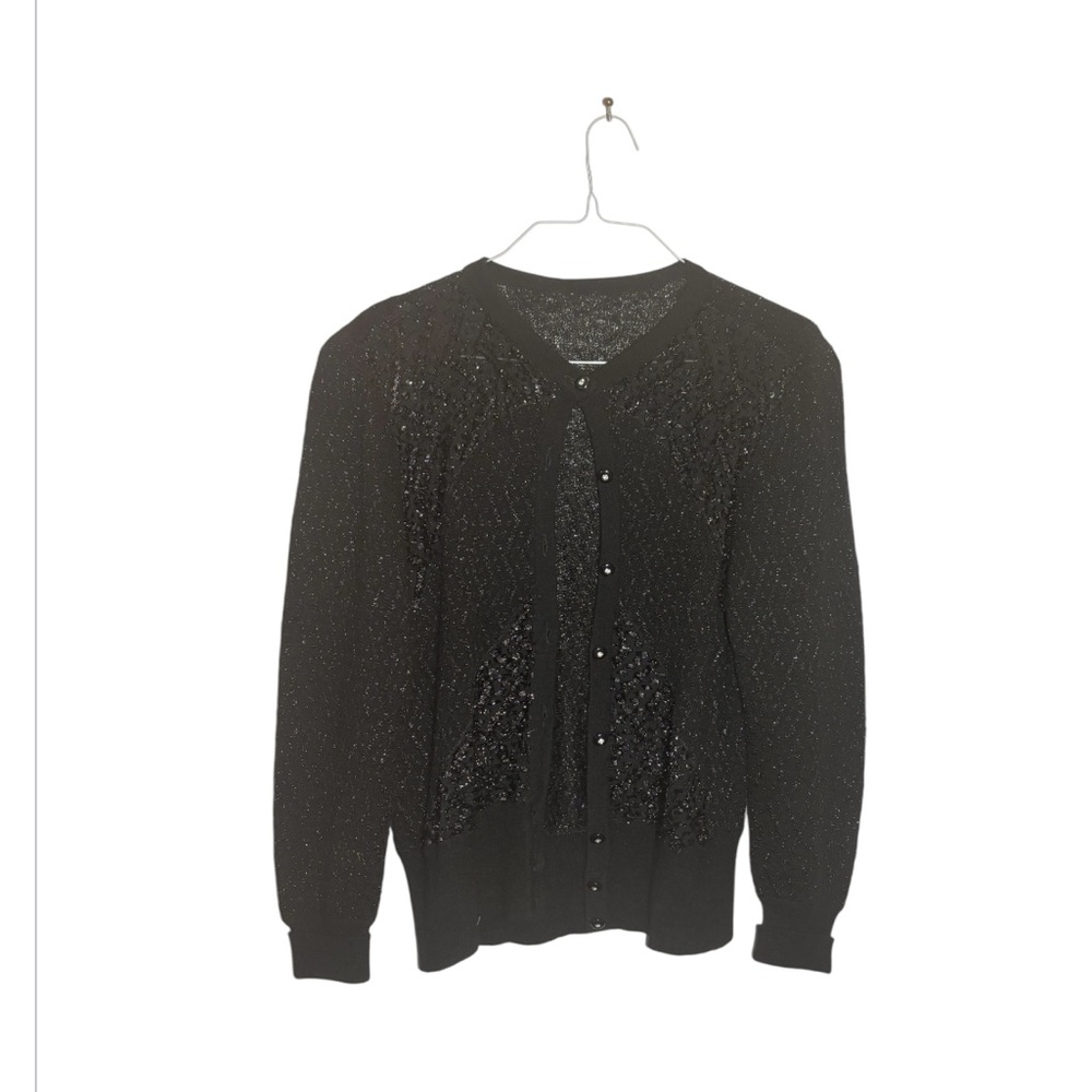 Black Women's Sweater With Shoulder Pads (no brand)